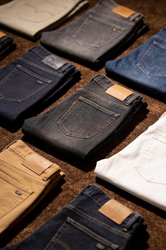 comfortable stretch denim jeans