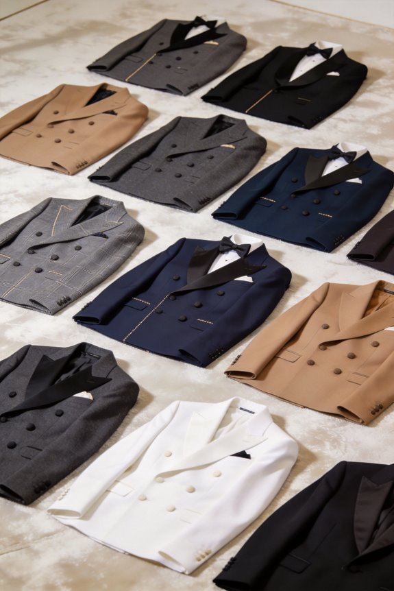 double breasted tuxedo styles