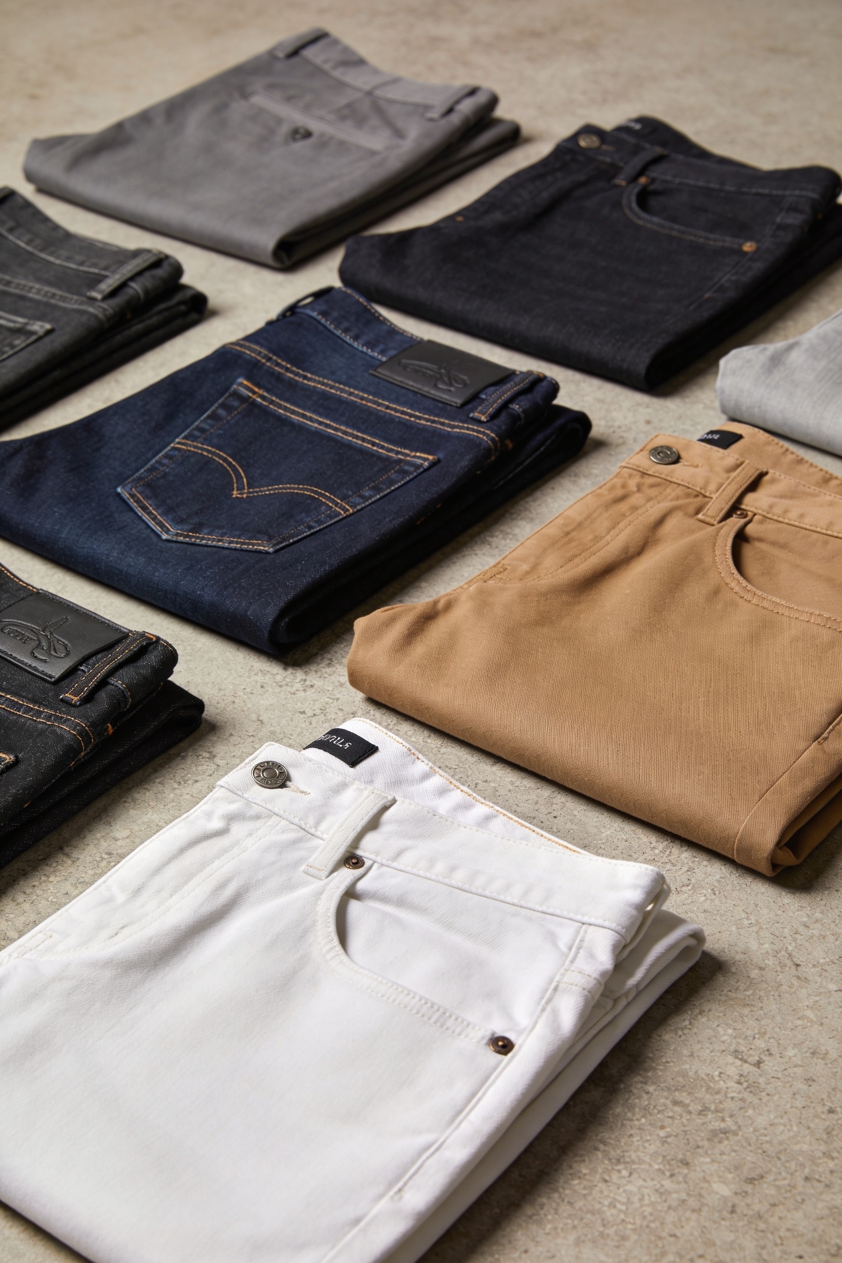 men s stylish high rise jeans