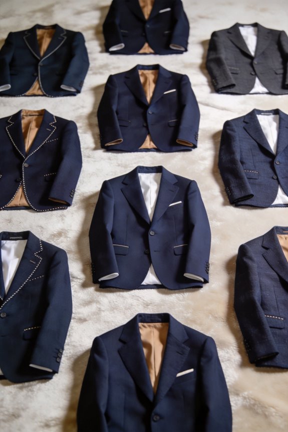 navy blue blazers selection