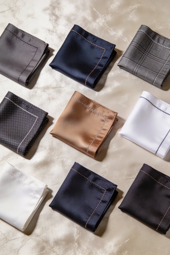 silk pocket squares for men