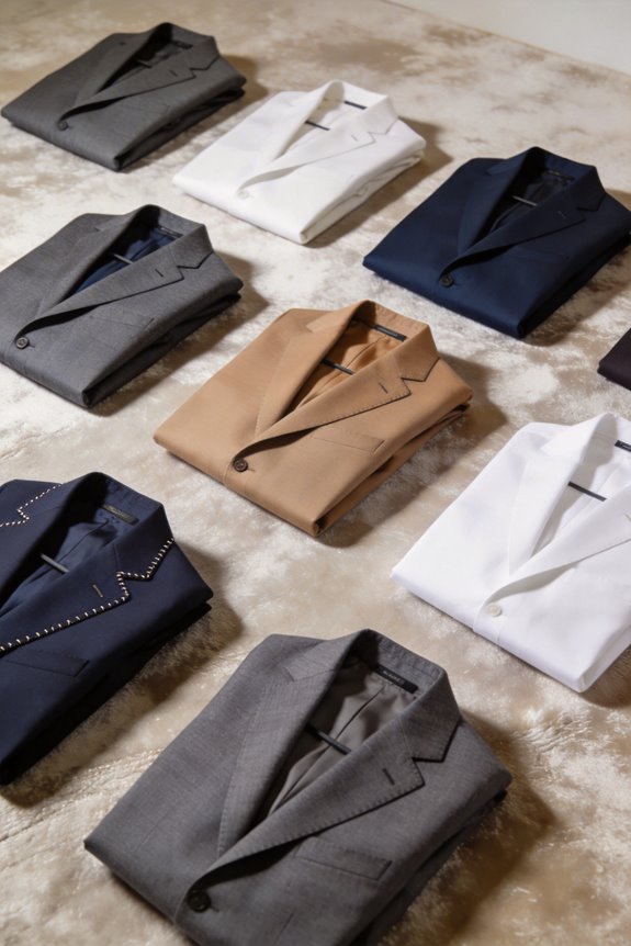 slim fit suits selection