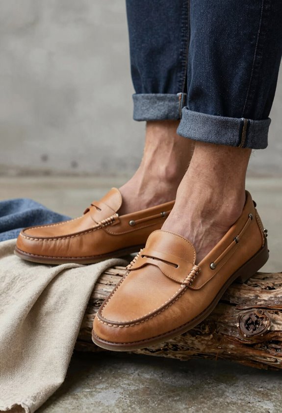 sockless style for casual occasions