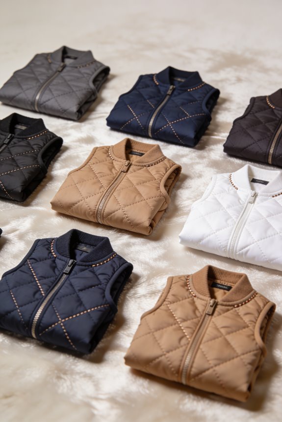 stylish and comfortable quilted vests