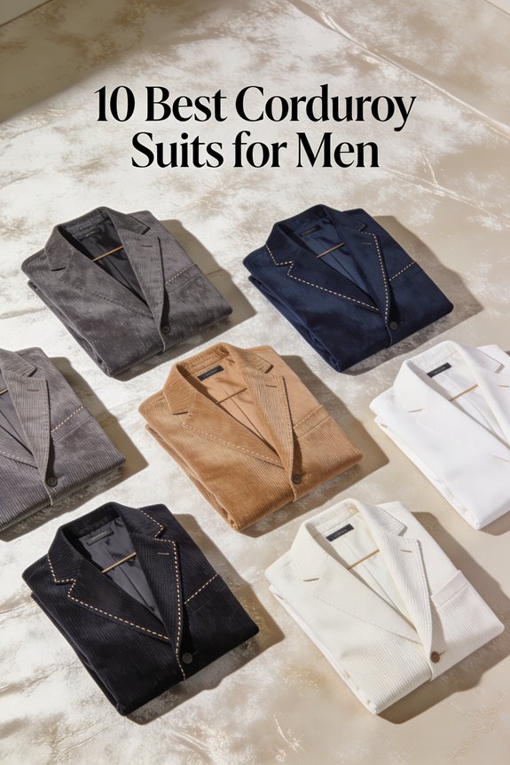 stylish corduroy suits selection