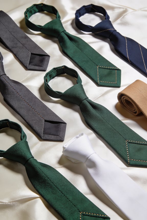 stylish green neckties selection