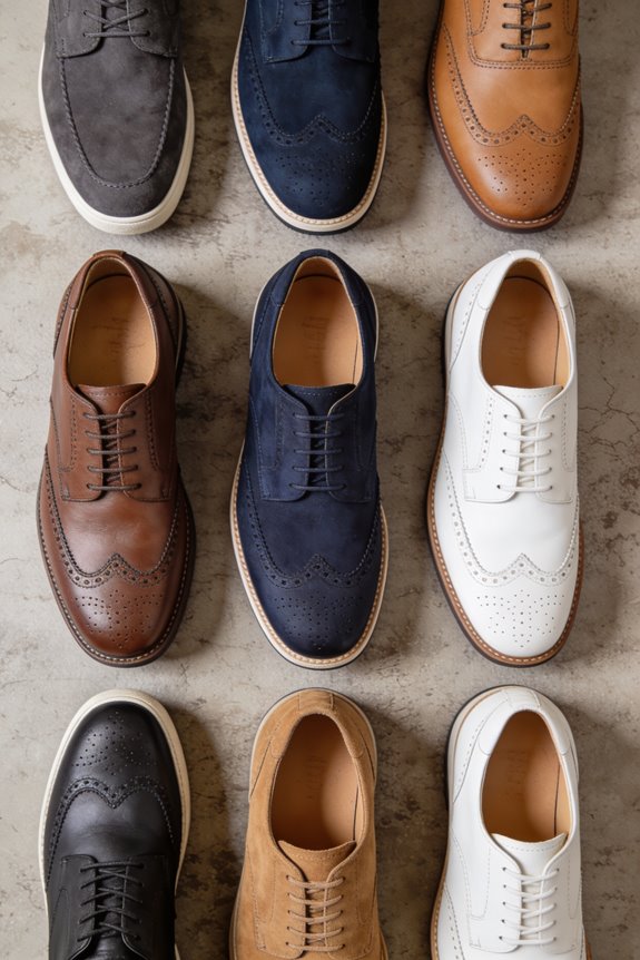 stylish leather sneakers selection