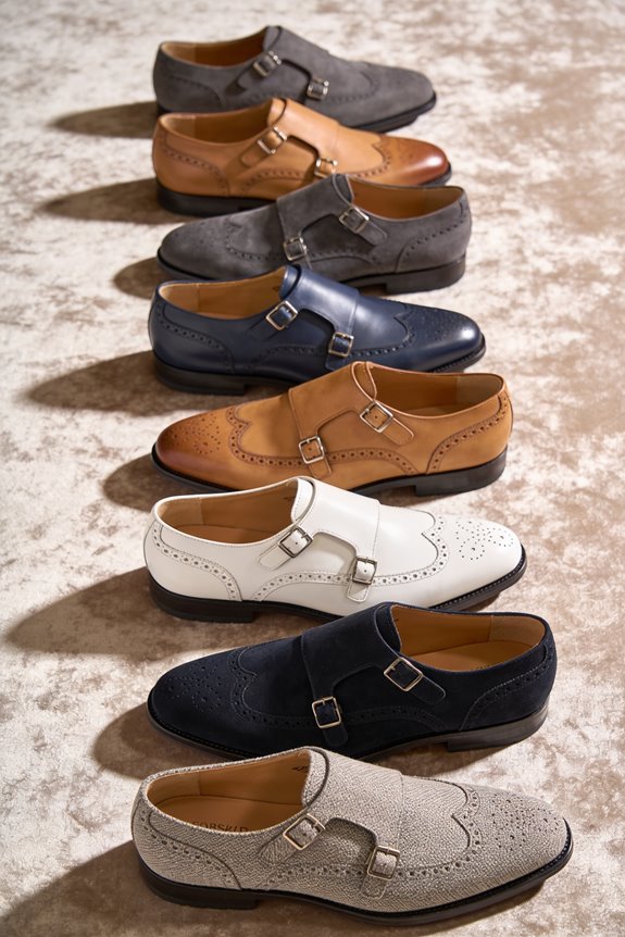 stylish monk strap shoes