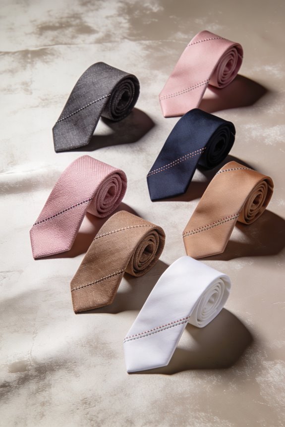 stylish pink neckties for men