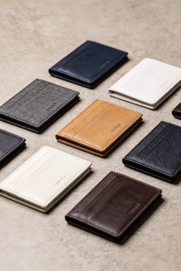 stylish quality leather card holders