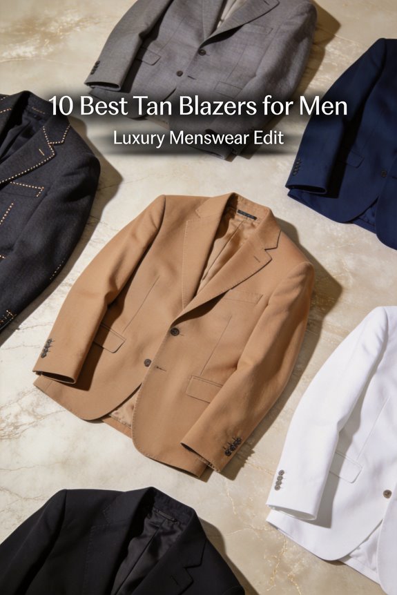 stylish tan blazers for men