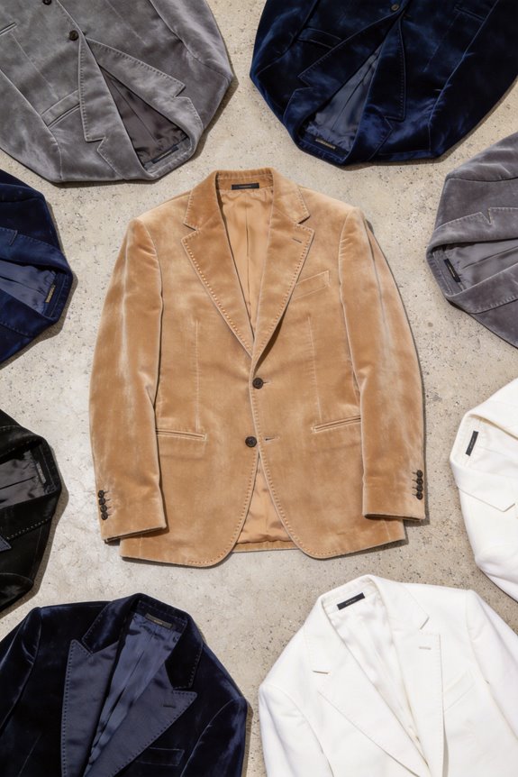 stylish velvet blazers collection