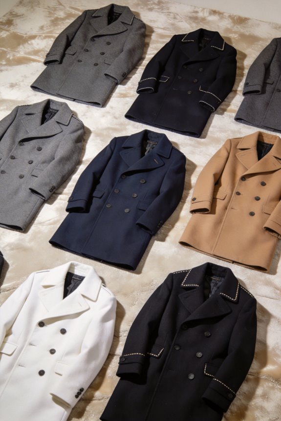 stylish winter peacoat options