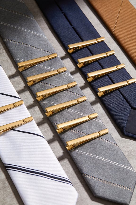 top gold tie bars
