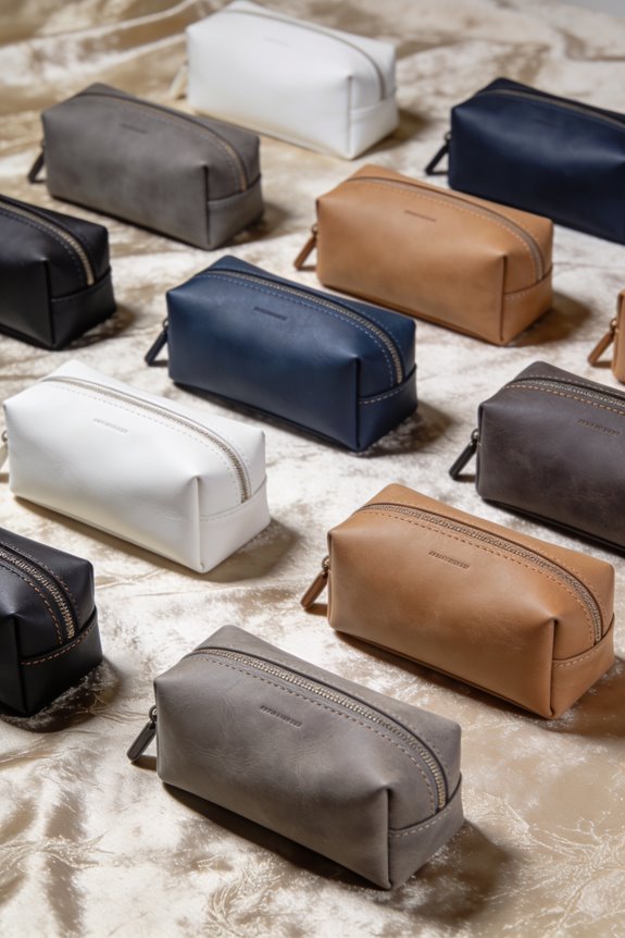 top leather dopp kit options