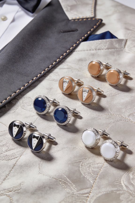 tuxedo studs for men