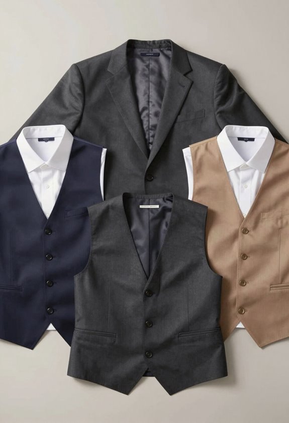 vest usage in suits