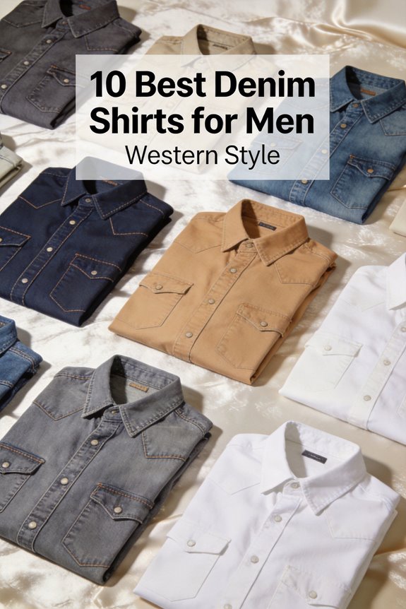 western style denim shirts
